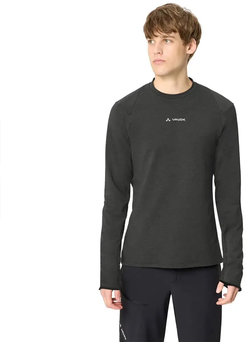 Vaude Monviso Crew Neck Sweatshirt Zwart M Man