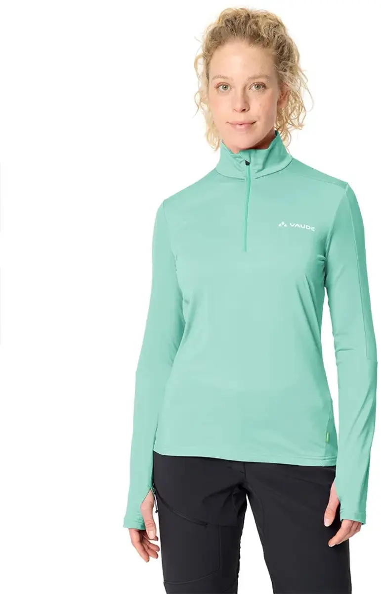 Vaude Livigno II Sweatshirt Met Halve Rits Vrouwen