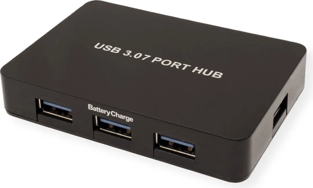 Value USB 3.2 Gen 1 Desktop Hub 7 Poorten - Zwart - afbeelding 6 van 6