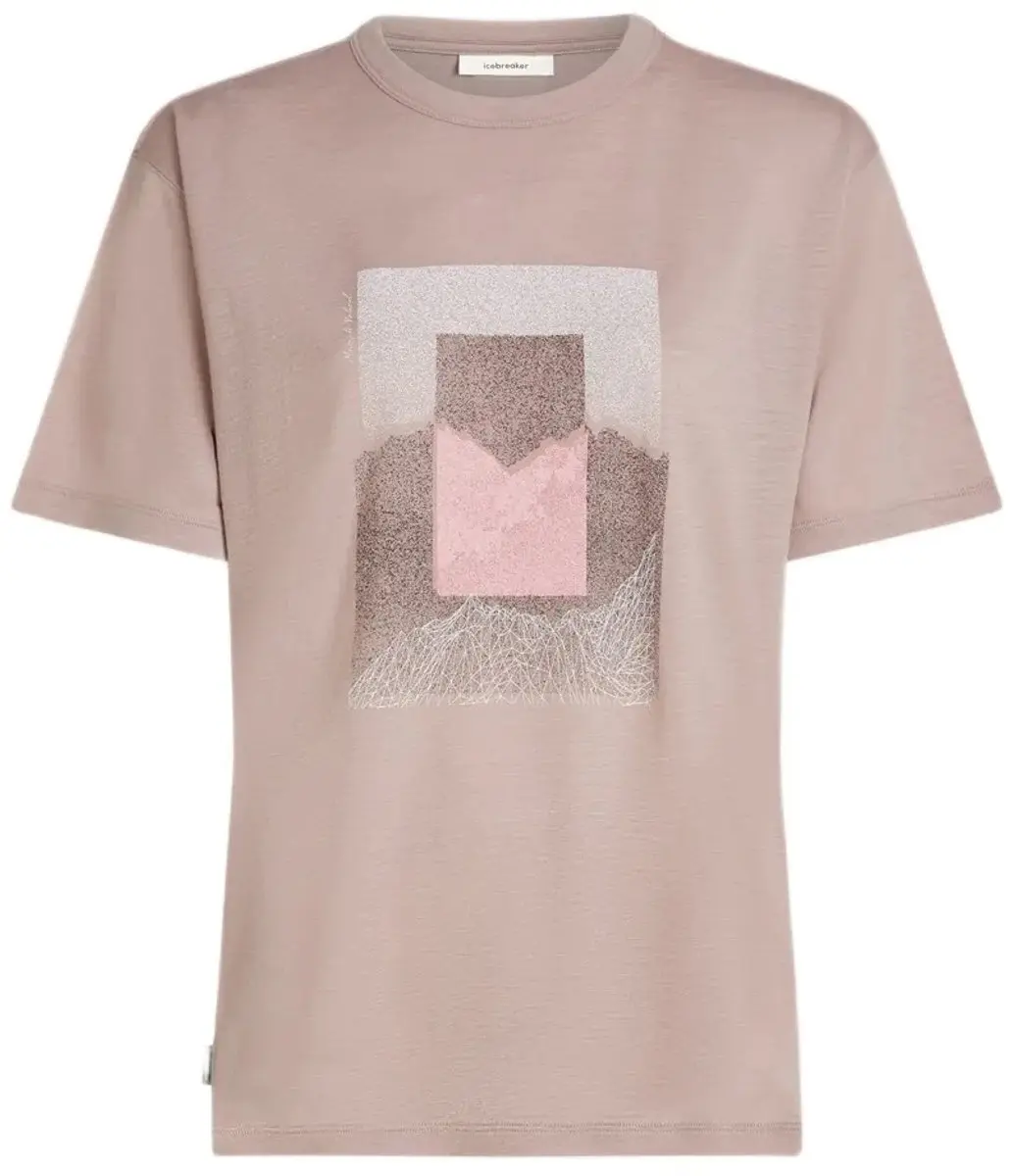 Icebreaker Merino 150 Tech Lite Relaxed Mountain Shift T-shirt Met Korte Mouwen