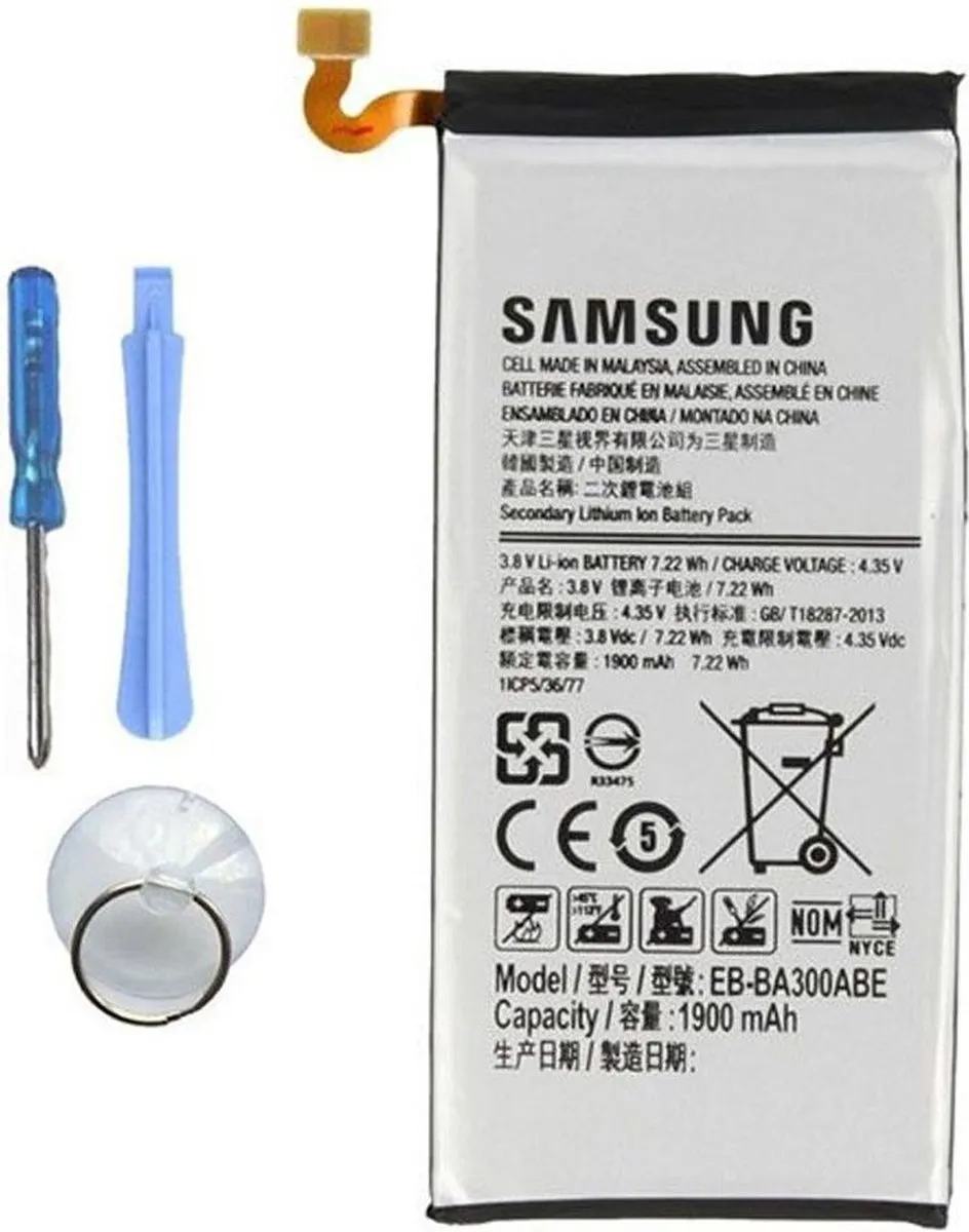 Samsung Galaxy A3 Originele Batterij EB-BA300ABE 1900mAh