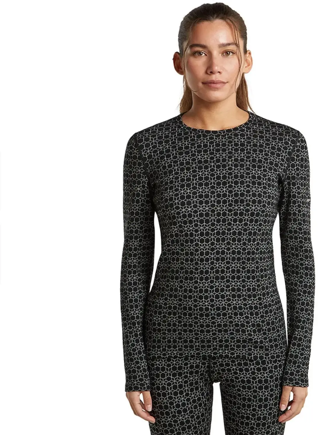 Icebreaker 260 Tech Vertex Alpgeo Longsleeve Dames