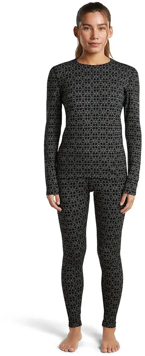 Icebreaker 260 Tech Vertex Alpgeo Longsleeve Dames - Zwart - afbeelding 3 van 4