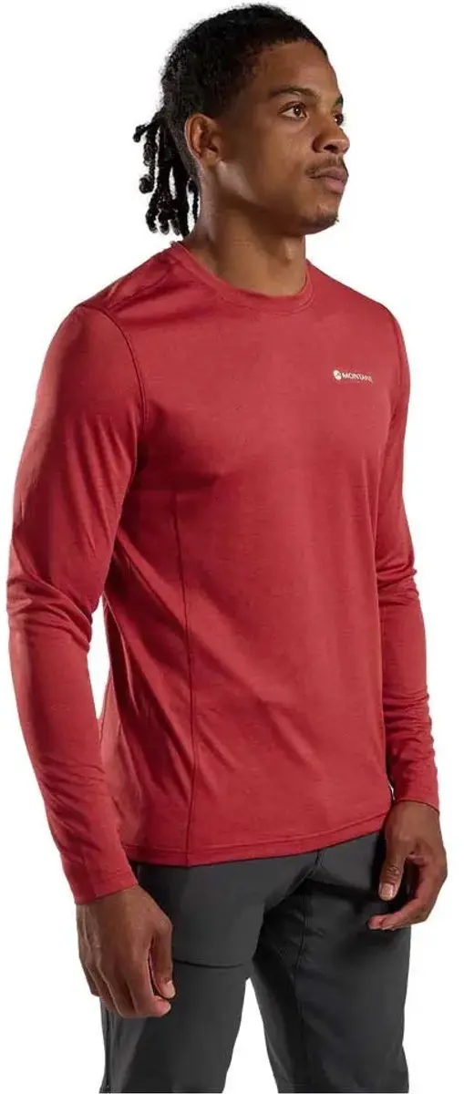 Montane Dart T-shirt Met Lange Mouwen Rood S Man