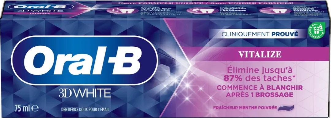 Oral-B 3D White Vitalize Tandpasta 75ml