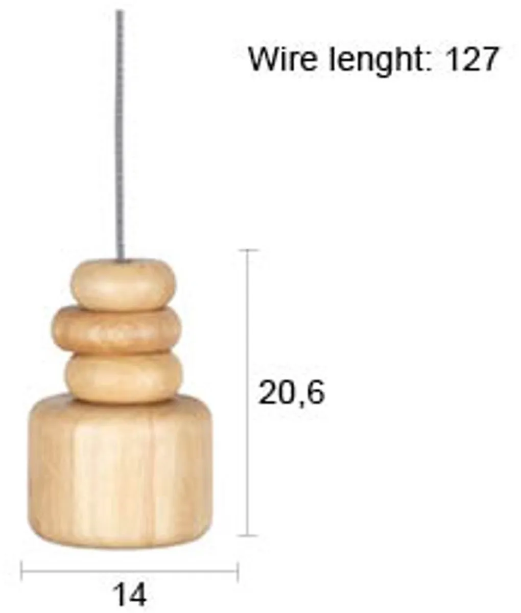 Zuiver Dicky Hanglamp Natuurlijk Eiken - Bruin