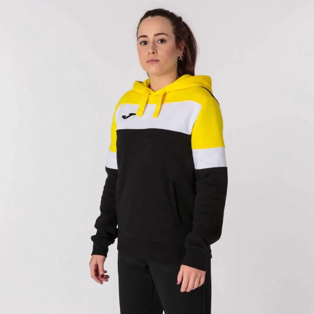 Joma Crew Iv Capuchon Zwart 2XL Vrouw