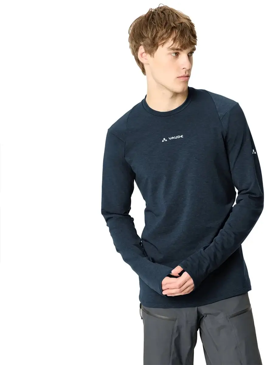 Vaude Monviso Crew Neck Sweatshirt Blauw L Man
