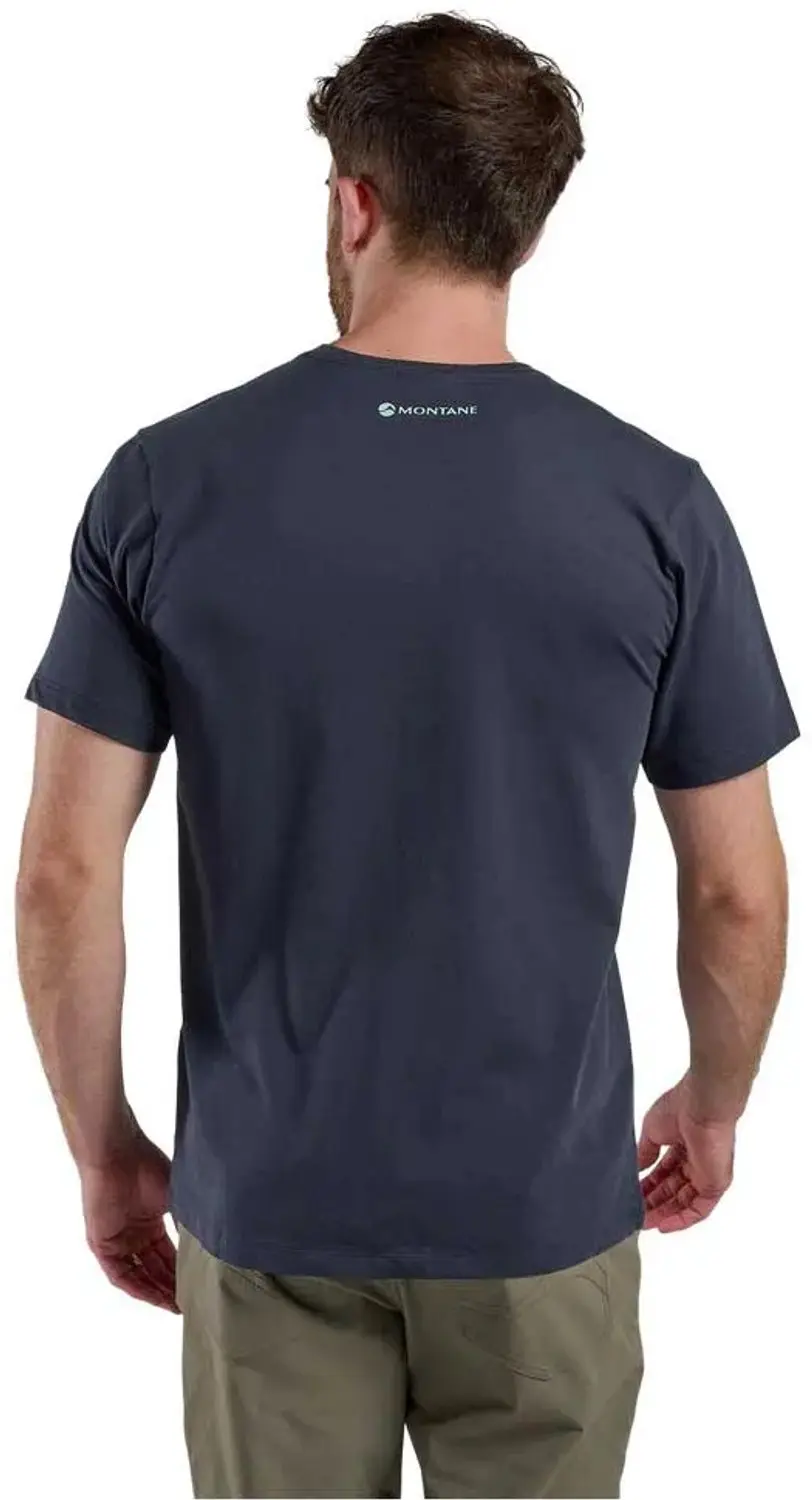 Montane Dual Mountain T-shirt - Eclipse Blue - L - afbeelding 2 van 4