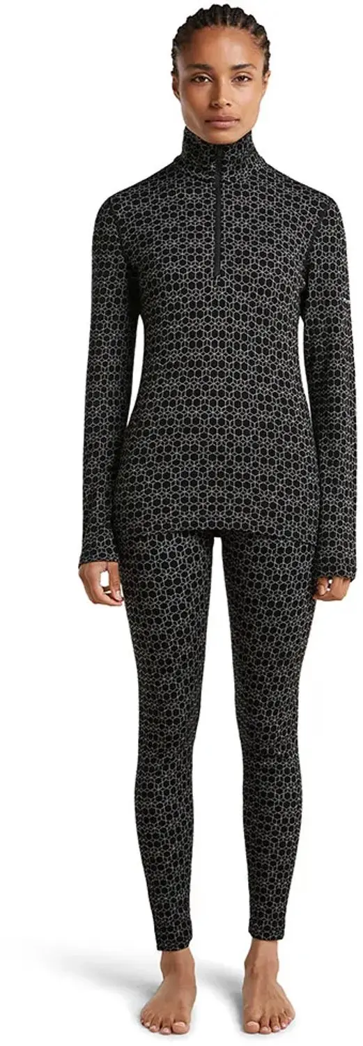 Icebreaker Vertex Alpine Geo Half Zip 260 - Zwart - XS - afbeelding 3 van 4
