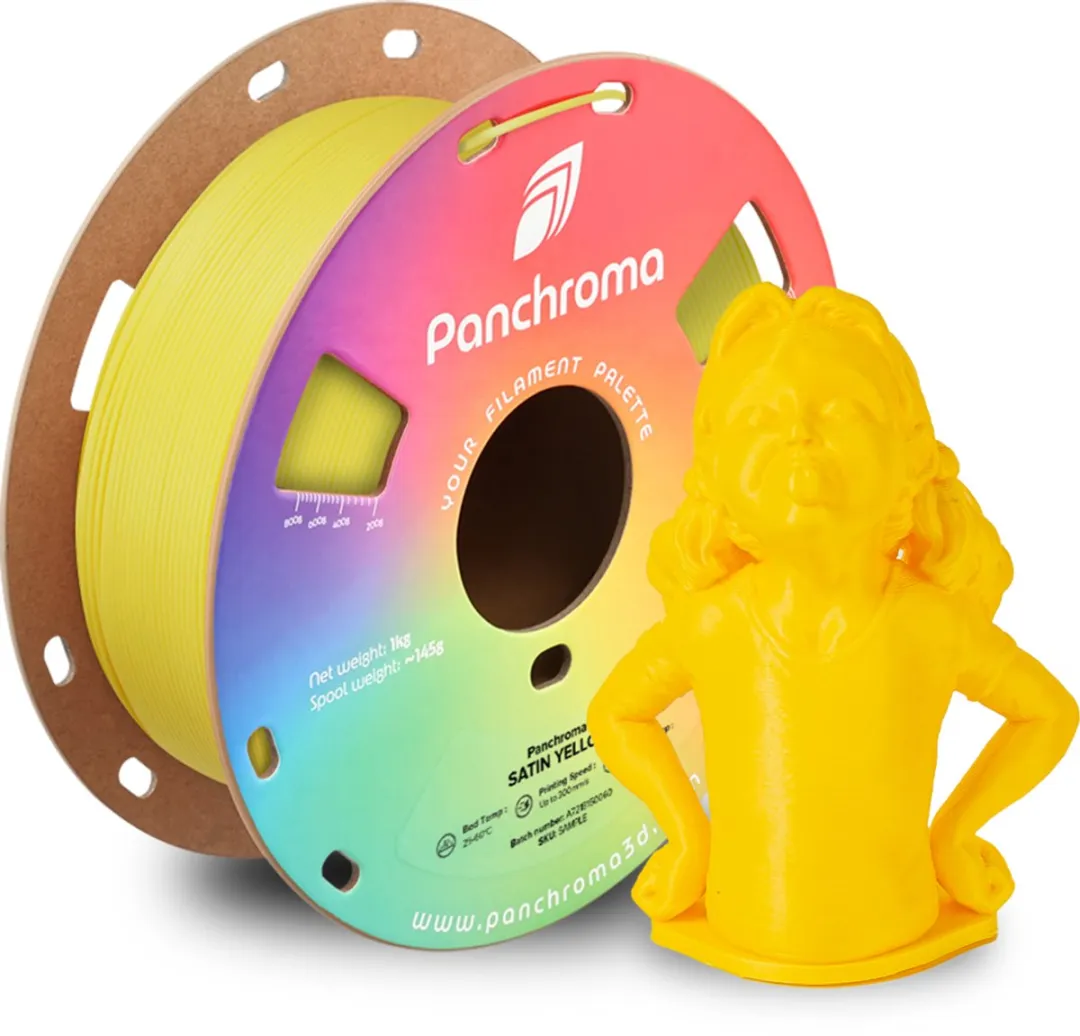 Polymaker PLA Satin Panchroma 1.75mm - Geel 1kg