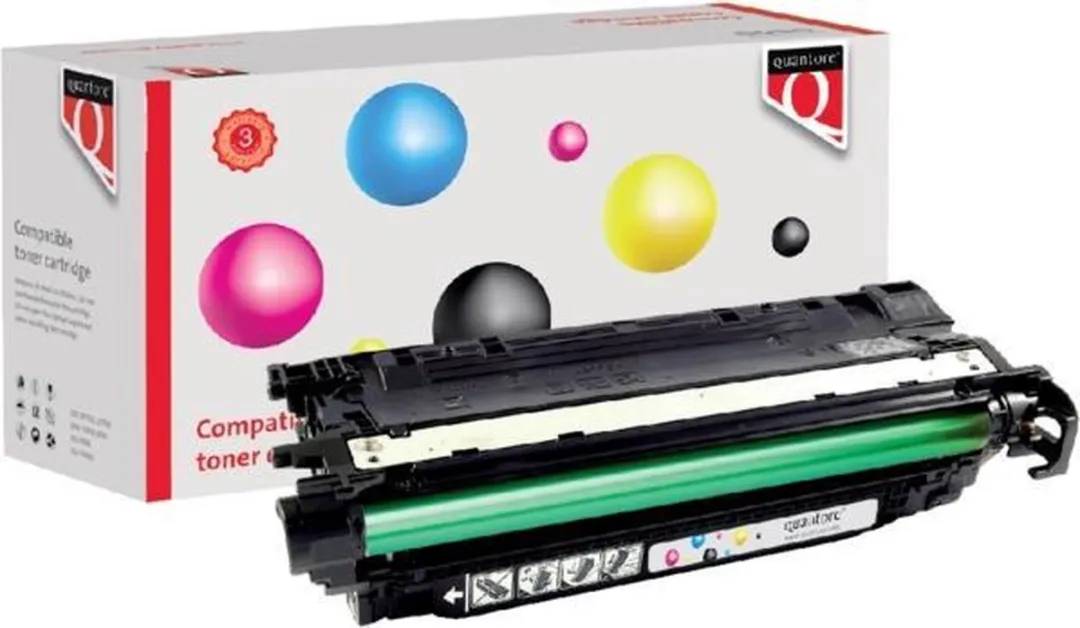 Quantore HP CE260A 647A Tonercartridge - 8500 Pagina's - Zwart