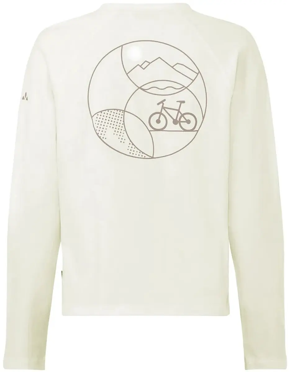 Vaude Cyclist Dames T-shirt Lange Mouwen - 40 - Offwhite - afbeelding 2 van 3
