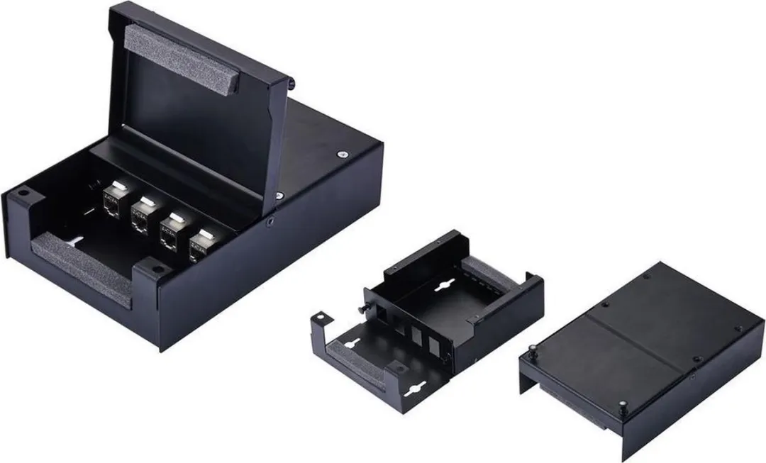 Value Wandbehuizing 4x Keystones - Zwart