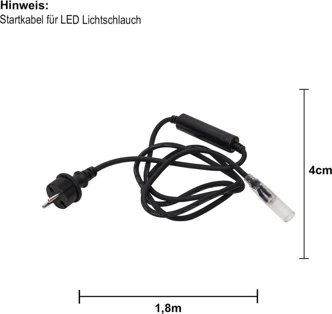 Star Trading Tronix LED Aansluitkabel 1 Lichtpunt - 0,065mm - Zwart
