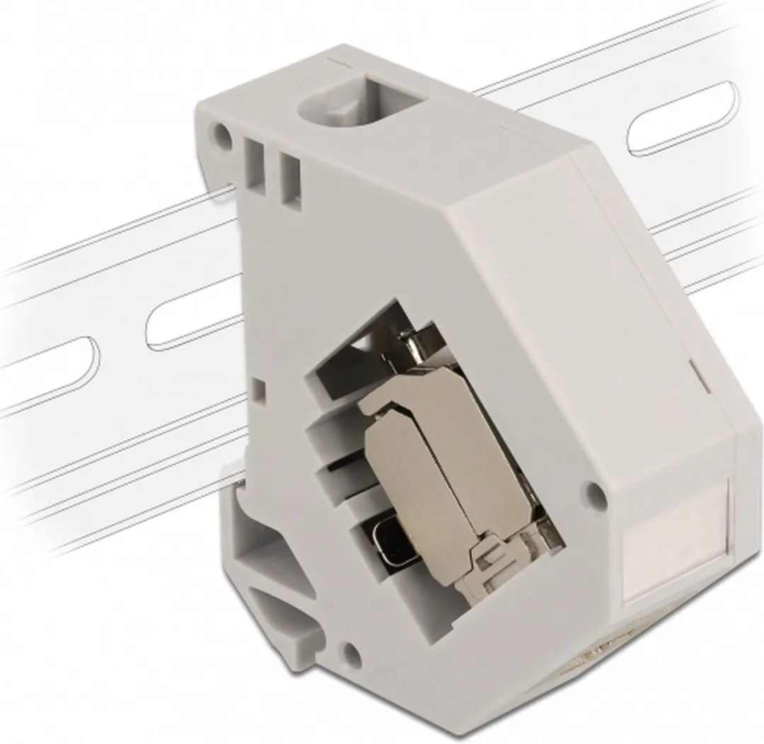 Delock DIN-rail RJ45 Cat.6A Keystone-module