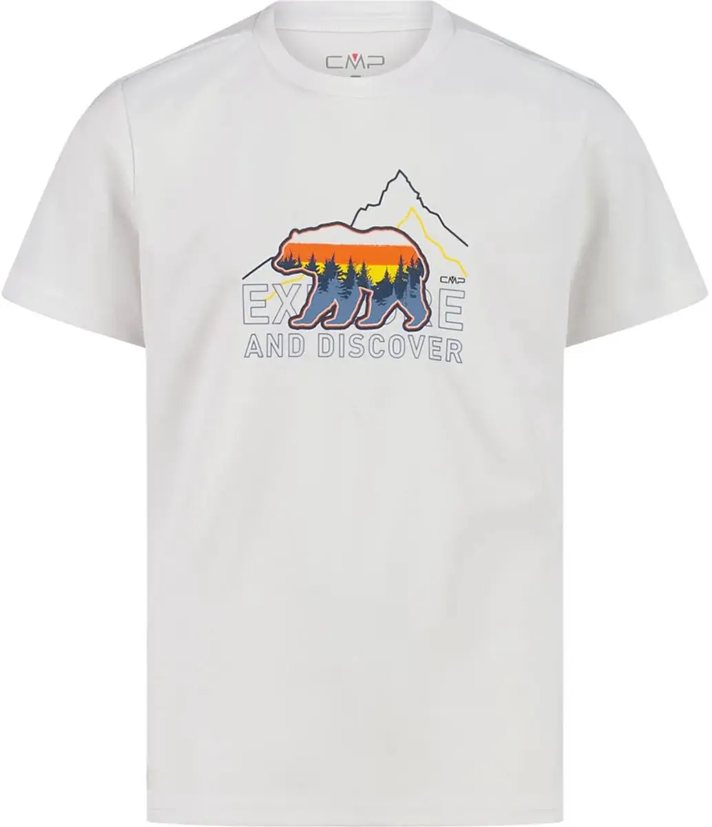 Cmp 38t6744 T-shirt Met Korte Mouwen Wit 10 Years Kinderen