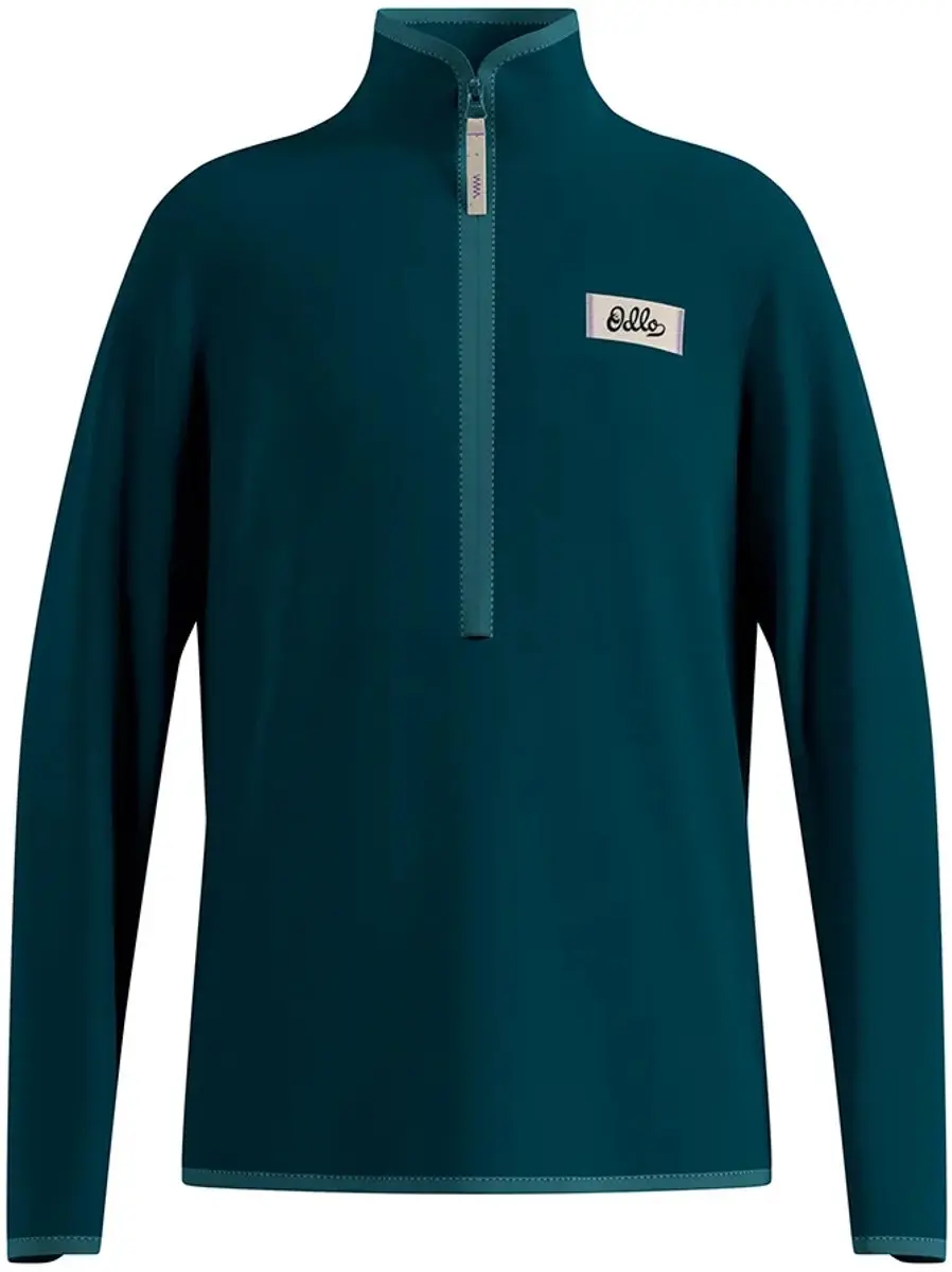 Odlo Classic Fleece Met Halve Rits Groen 10 Years Jongen