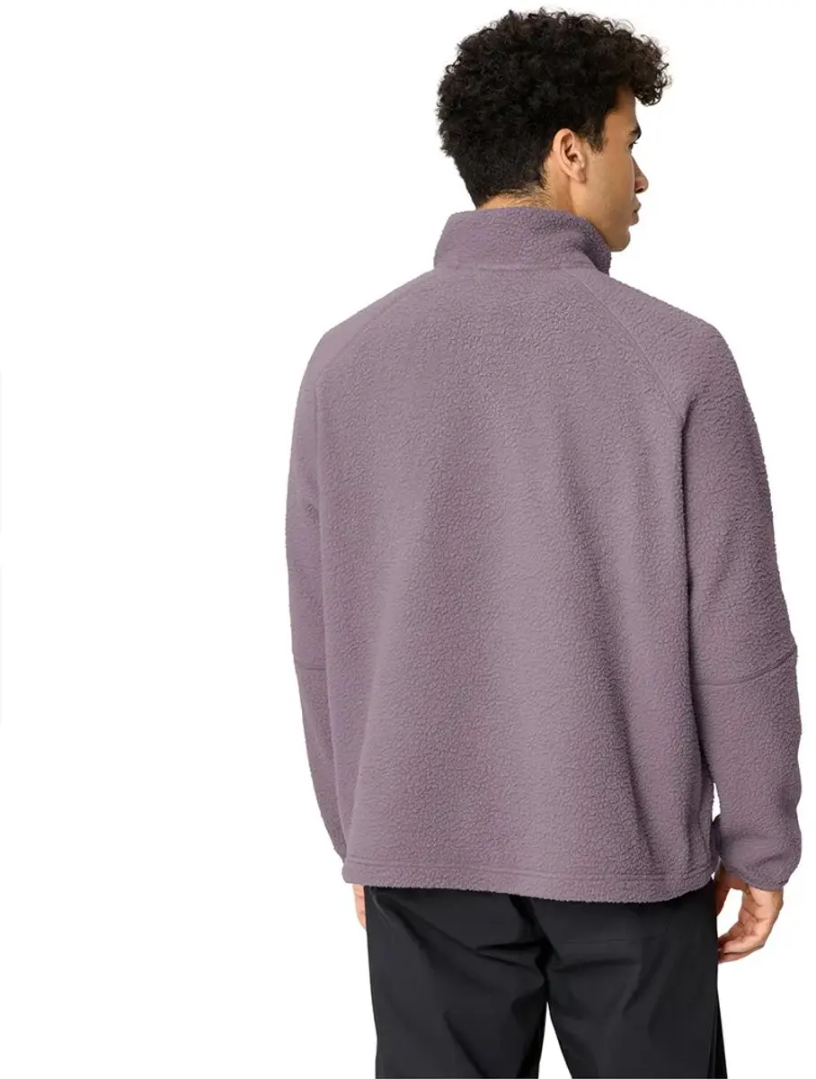 Vaude Najun Fleece Halve Rits - Purple Ash M - afbeelding 2 van 4