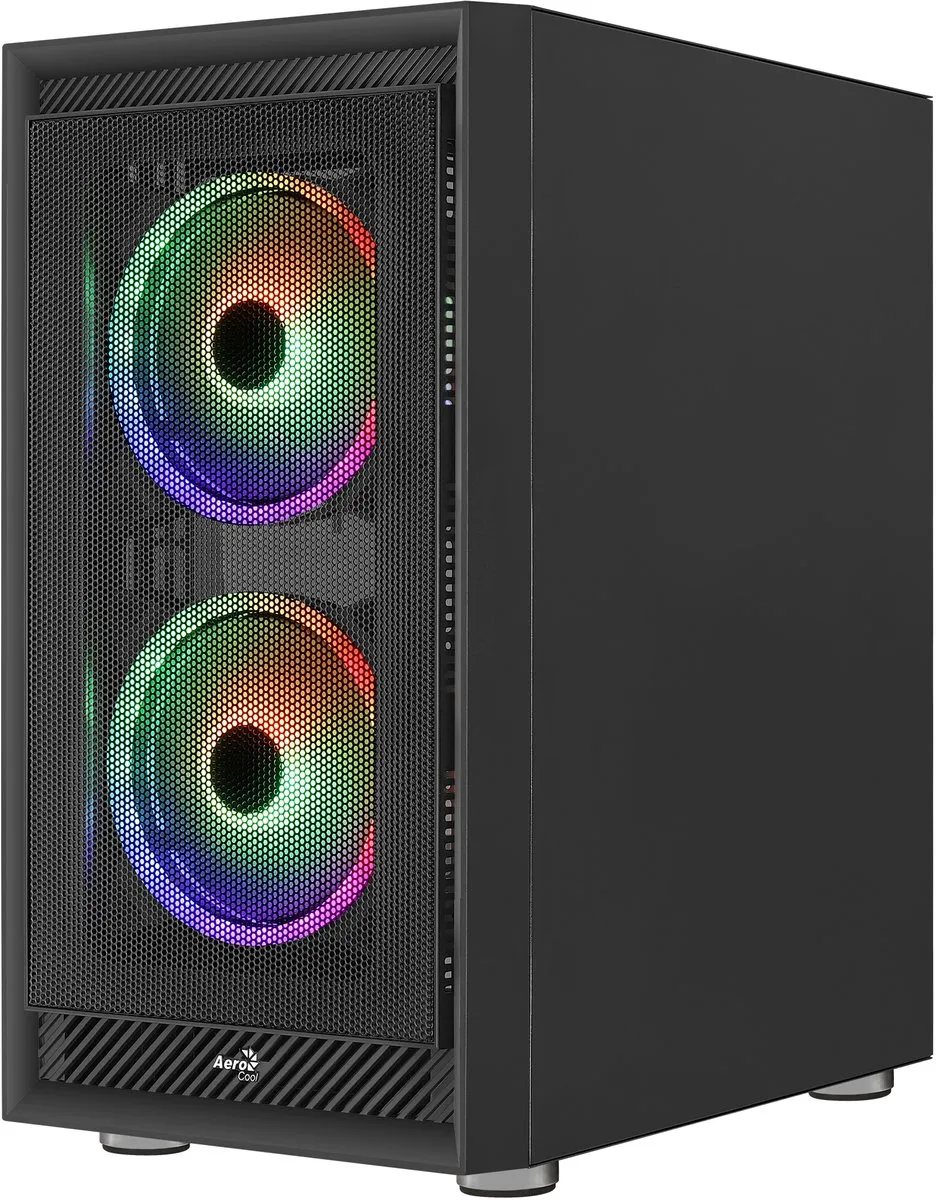 Aerocool Graphite G V3 Middle Tower - 3 Ventilatoren - Zwart
