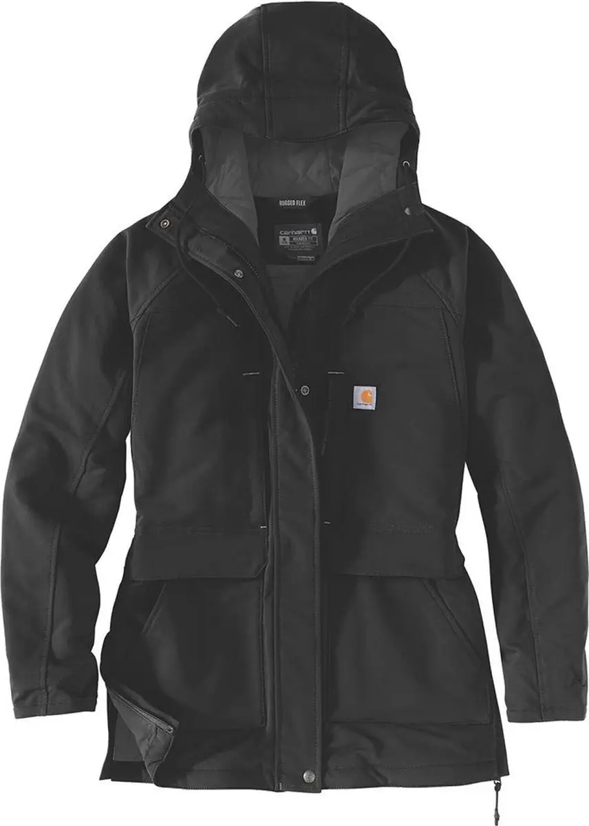 Carhartt Super Dux Coat Dames Winterjas - Zwart - afbeelding 2 van 6