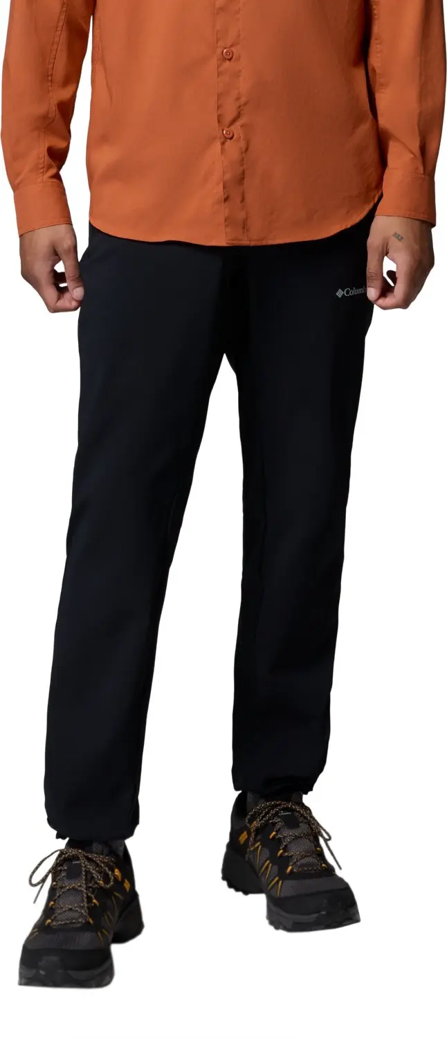 Columbia Essential Hike Brushed Back Pant, Mannen, Zwart, Broek, maat: 34-32