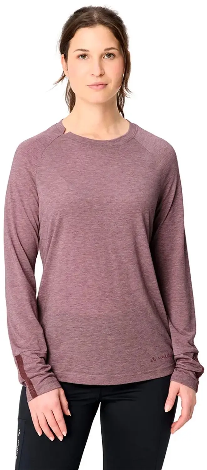 Vaude Skomer Iii T-shirt Met Lange Mouwen Paars 38 Vrouw