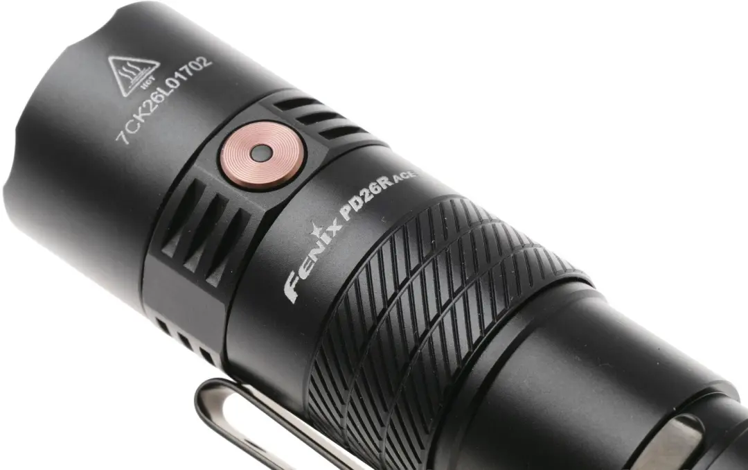 Fenix PD26R ACE Zaklamp 1300 lumen - Zwart - afbeelding 2 van 5