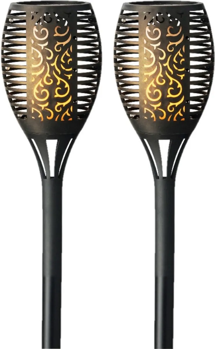 Lumineo Solar Tuinfakkels 2 Stuks