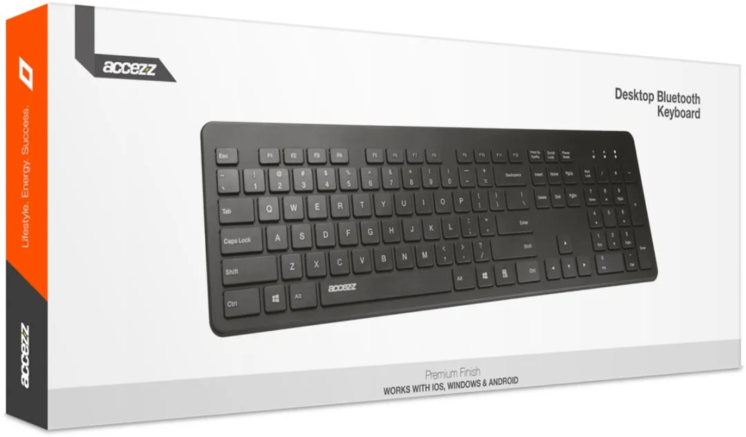 Accezz SH00049952 Bluetooth Toetsenbord - Zwart