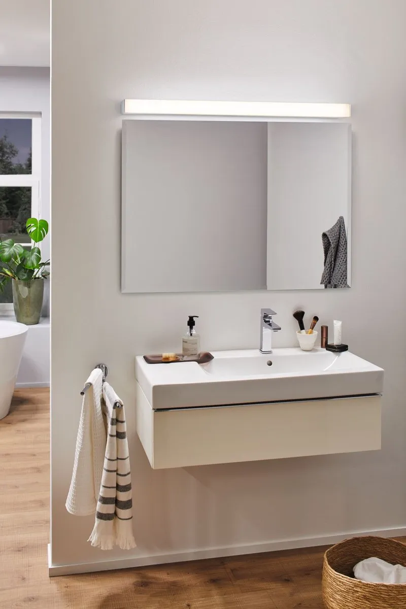 Paulmann LED Spiegellamp Tova IP44 Tunable White 600lm - Chroom/Wit