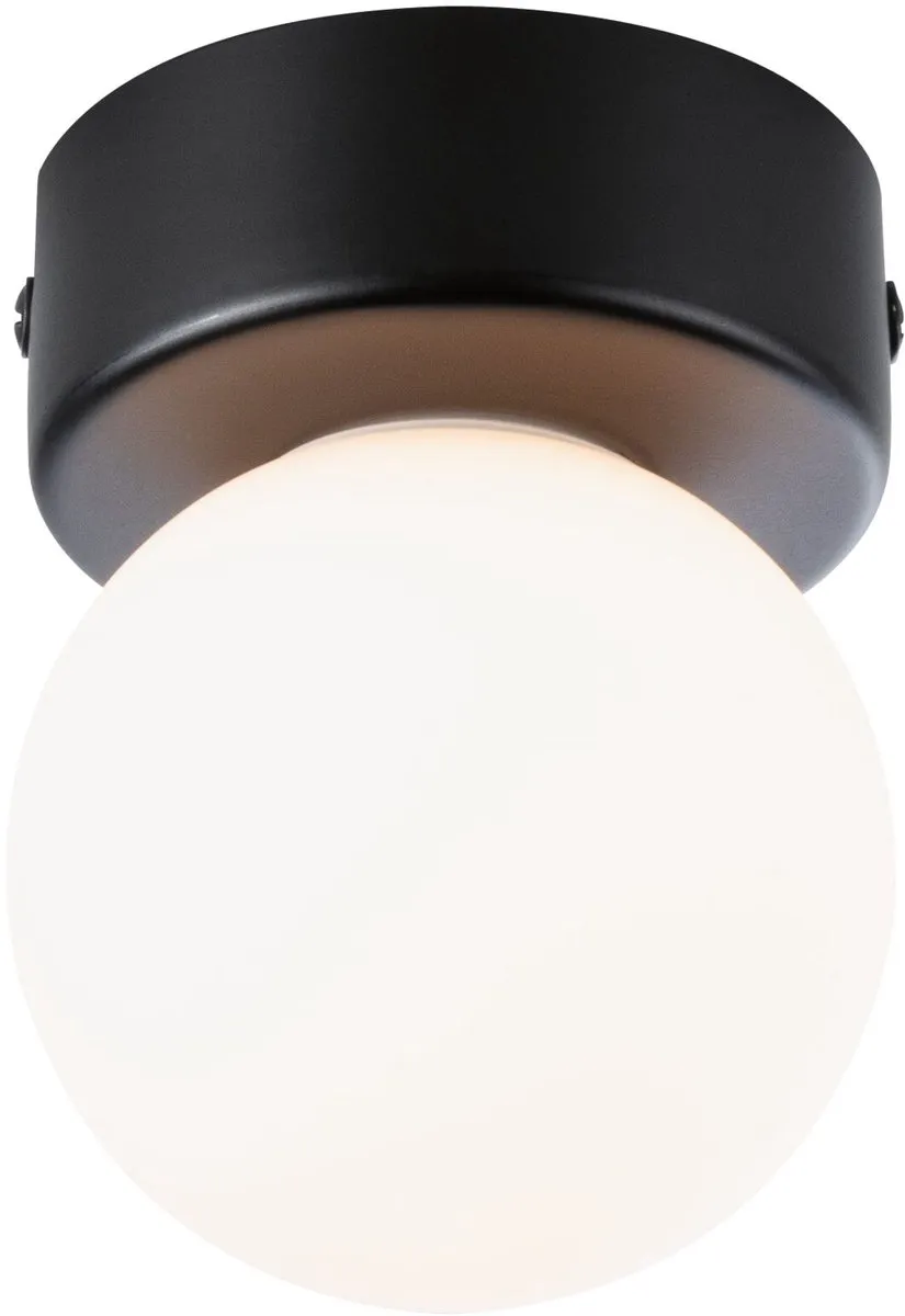 Paulmann Selection Bathroom Plafondlamp Gove IP44 G9 20W - Zwart mat