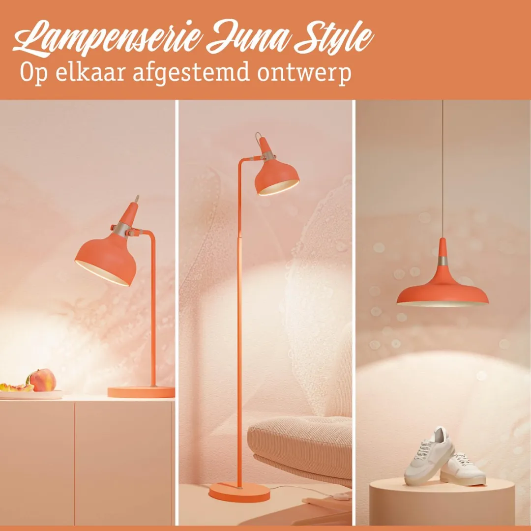 Paulmann Juna Style Staande Lamp E14 20W - Peach Metaal