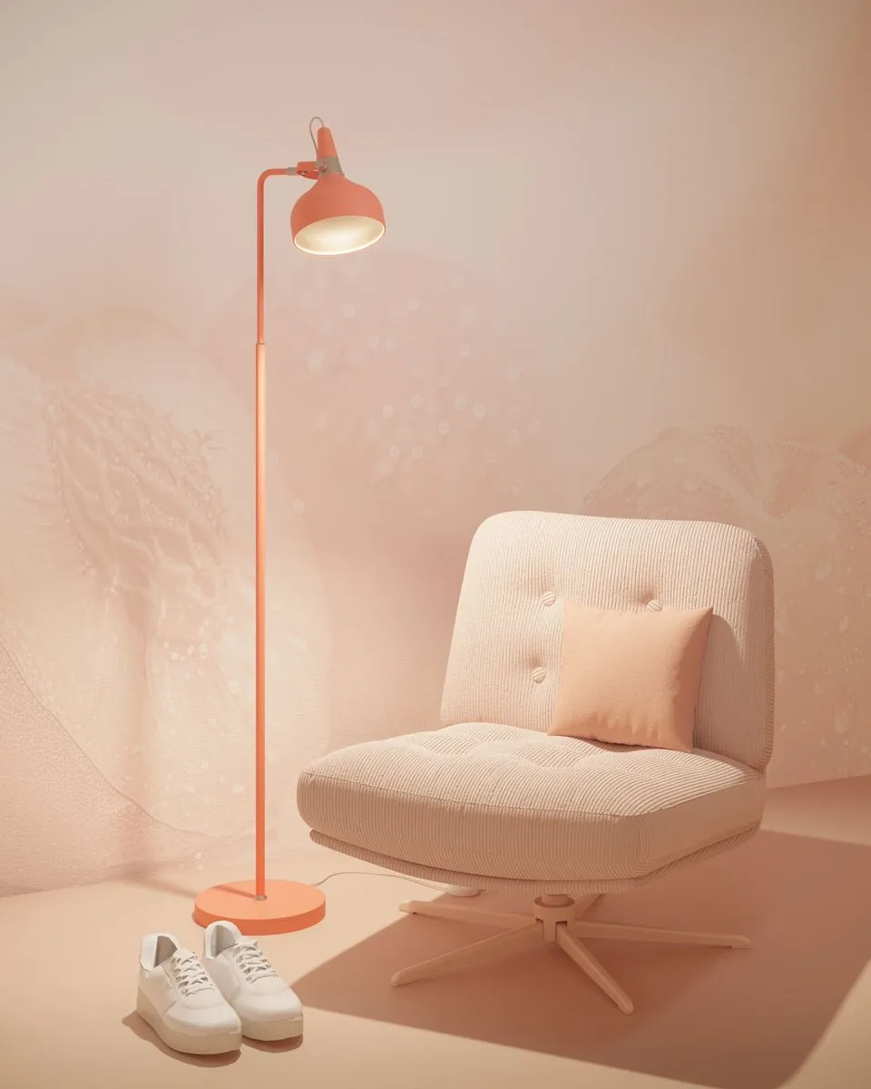 Paulmann Juna Style Staande Lamp E14 20W - Peach Metaal