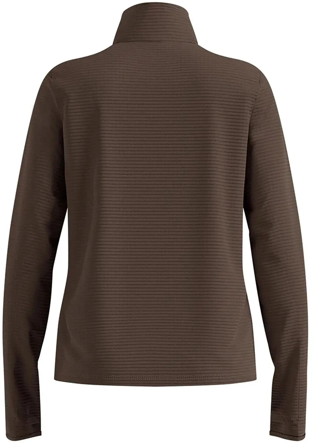 Odlo Essential Thermal Sweatshirt Met Halve Rits Bruin M Vrouw - afbeelding 2 van 2