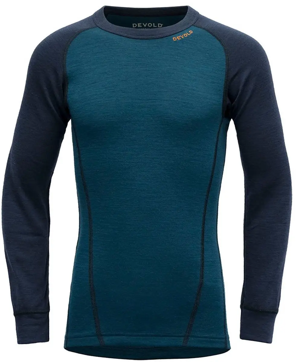 Devold Of Norway Duo Active Merino T-shirt Met Lange Mouwen Blauw 12 Years Kinde