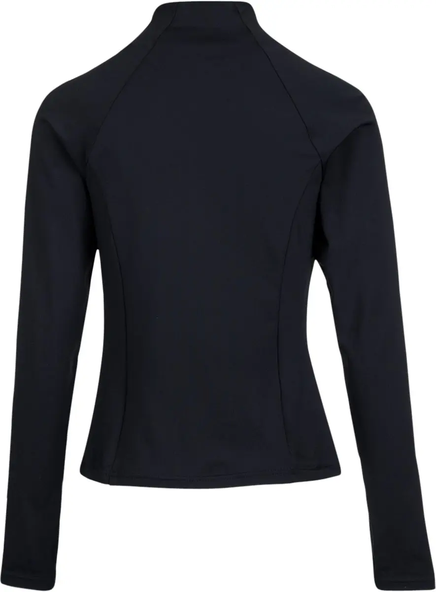 Brunotti - Sanna-Zip Snow Fleece Dames - Black - Fleece Vest - Wintersport Kleding - Slim Fit - Soft Chin Guard - XS