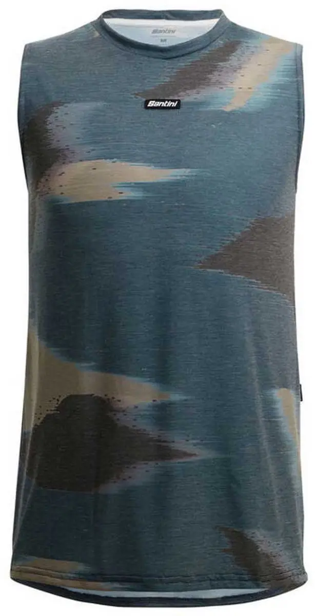Santini Watt Indoor Tech T-shirt Met Korte Mouwen Groen XL Man