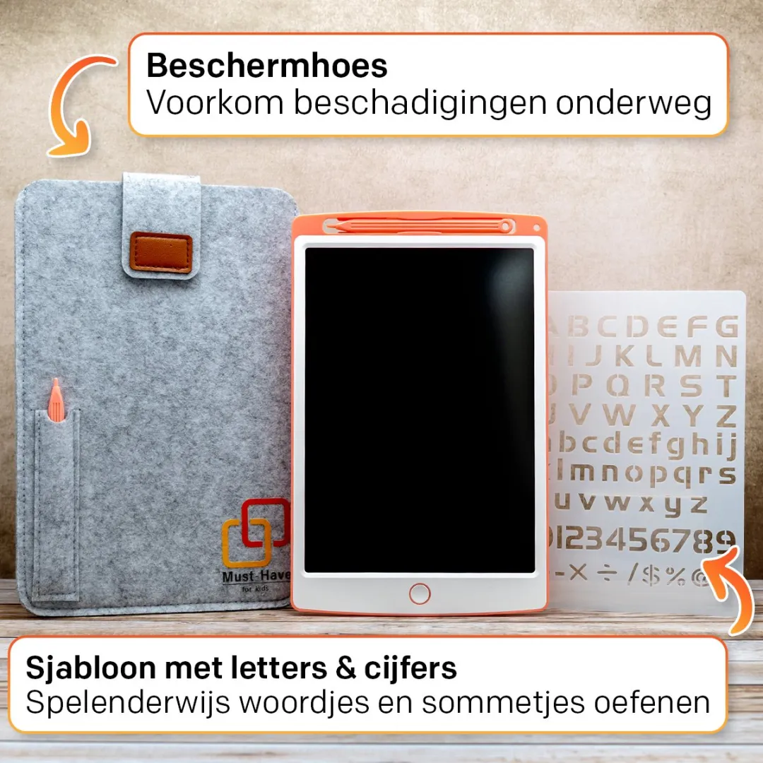 LCD Tekentablet "Roze" 10 inch - Educatief Speelgoed - Speelgoed Meisjes - Sinterklaas Speelgoed - Schoencadeautjes - Sint - Grafische Tablet - Writing Tablet - Speelgoed 4 Jaar - Leren Tekenen - Cadeau Meisje 3 Jaar - Kinderspeelgoed 3 jaar - 6 Jaar