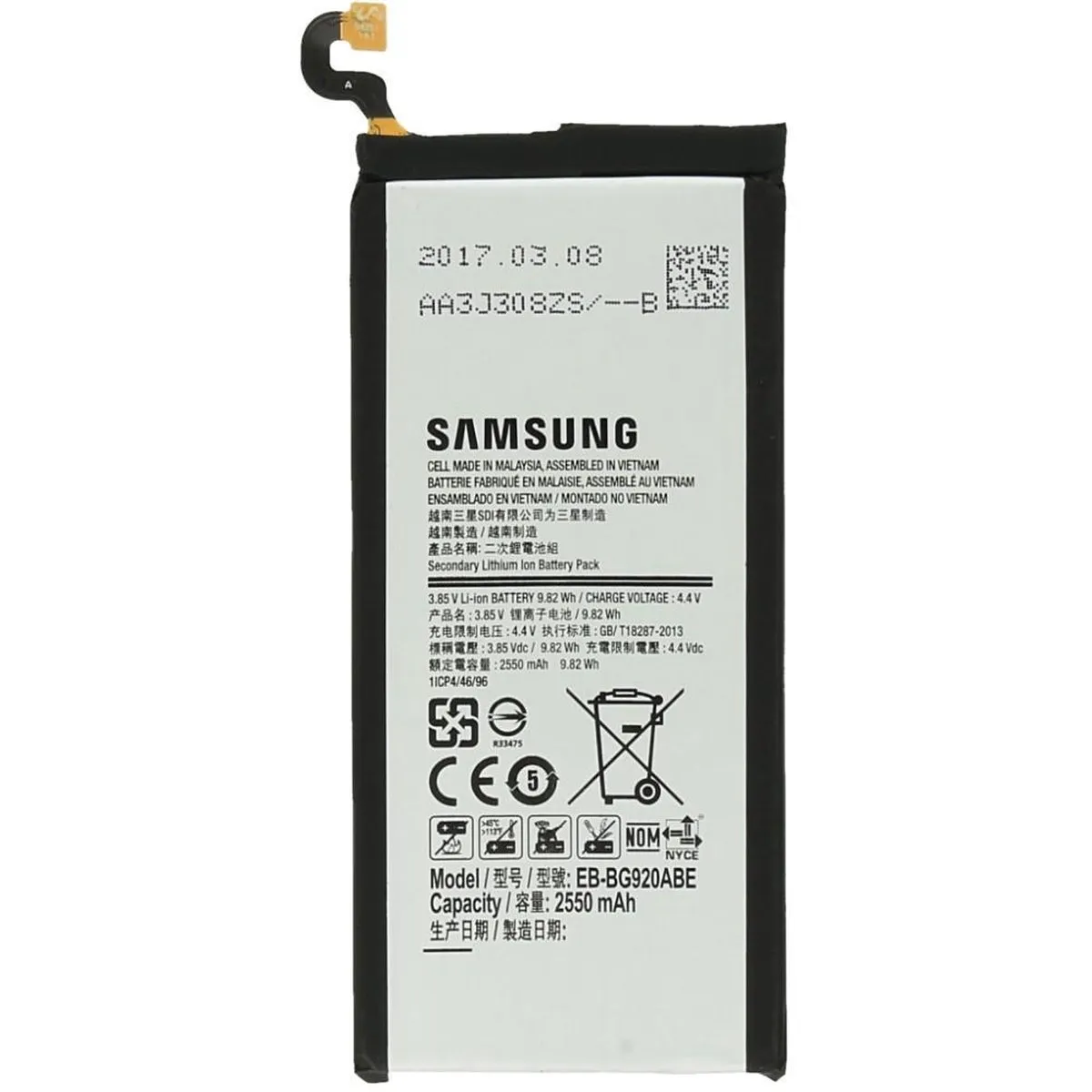 Samsung Galaxy S6 GH43-04413A Originele Batterij 2550mAh