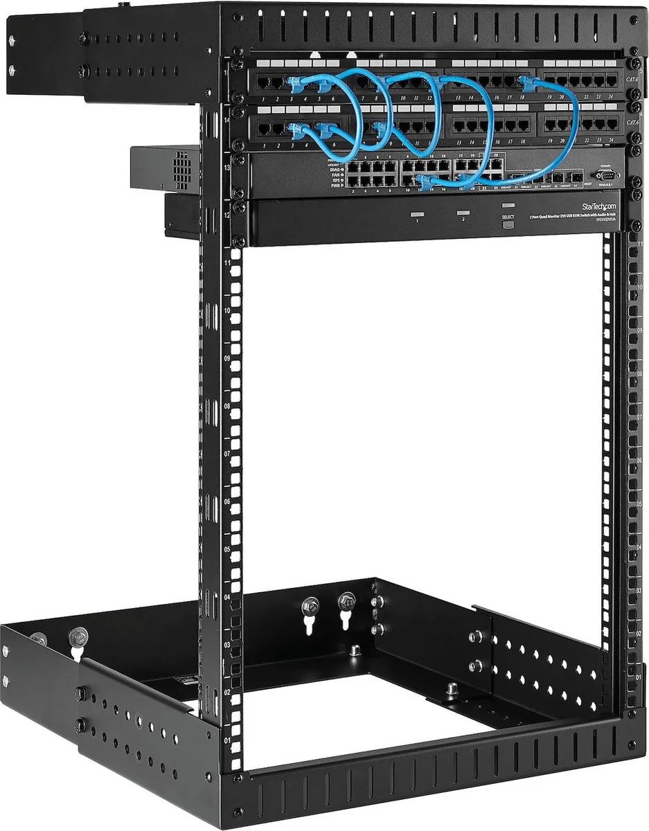 Startech RK15WALLOA Wandrek 15U - Zwart