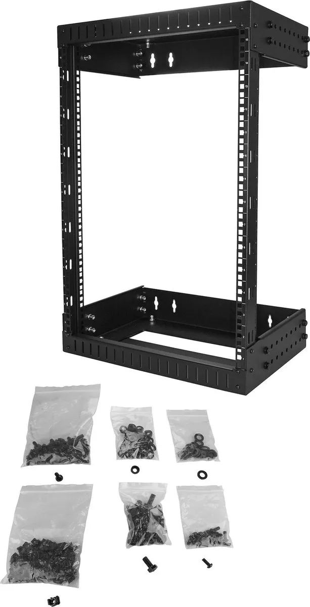 Startech RK15WALLOA Wandrek 15U - Zwart