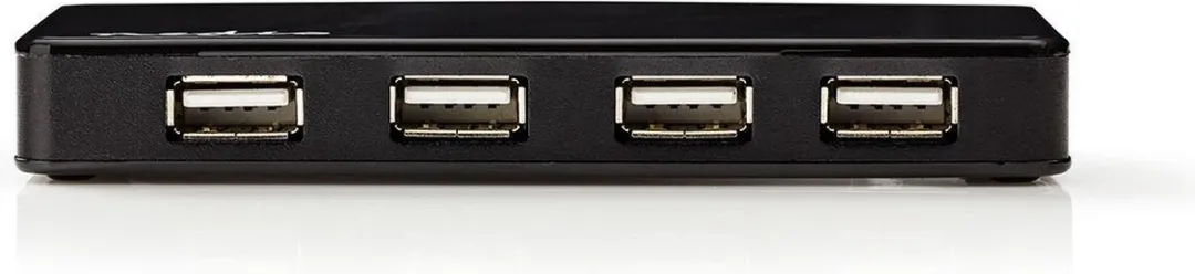 Nedis UHUBU2730BK USB-Hub 7 Poorten