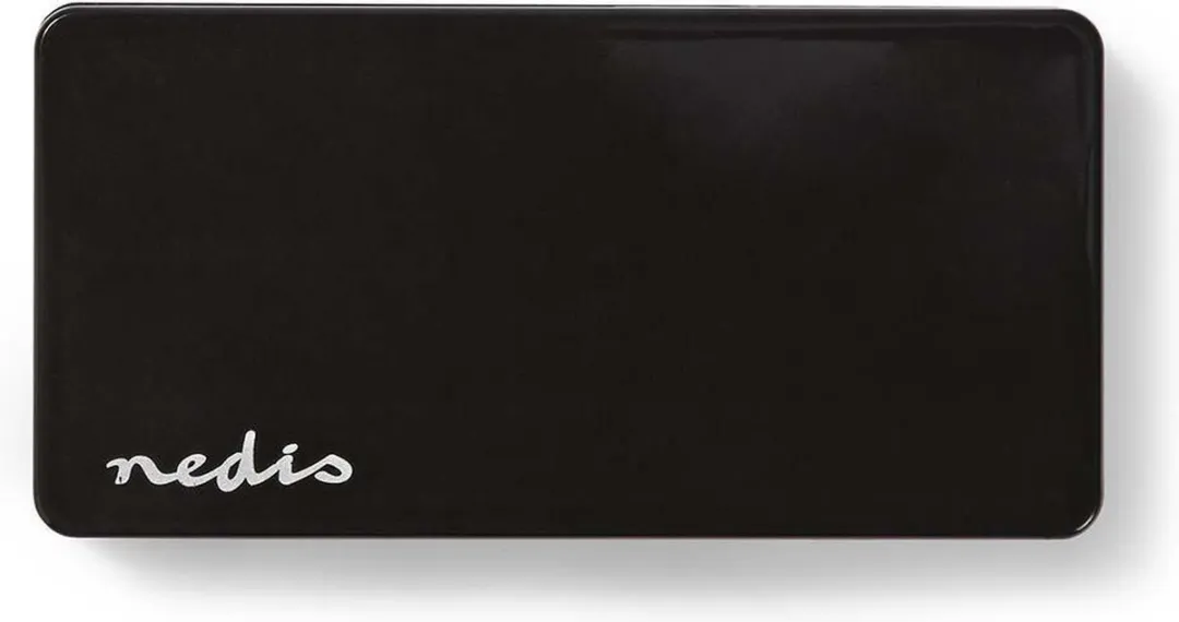 Nedis UHUBU2730BK USB-Hub 7 Poorten - USB 2.0 - Zwart