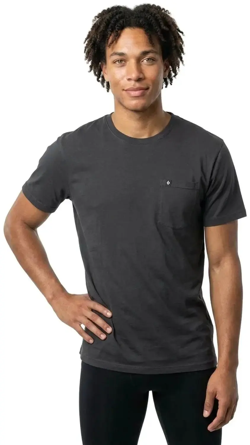 Black Diamond Diamond Patch Pocket T-shirt Met Korte Mouwen Zwart XS Man