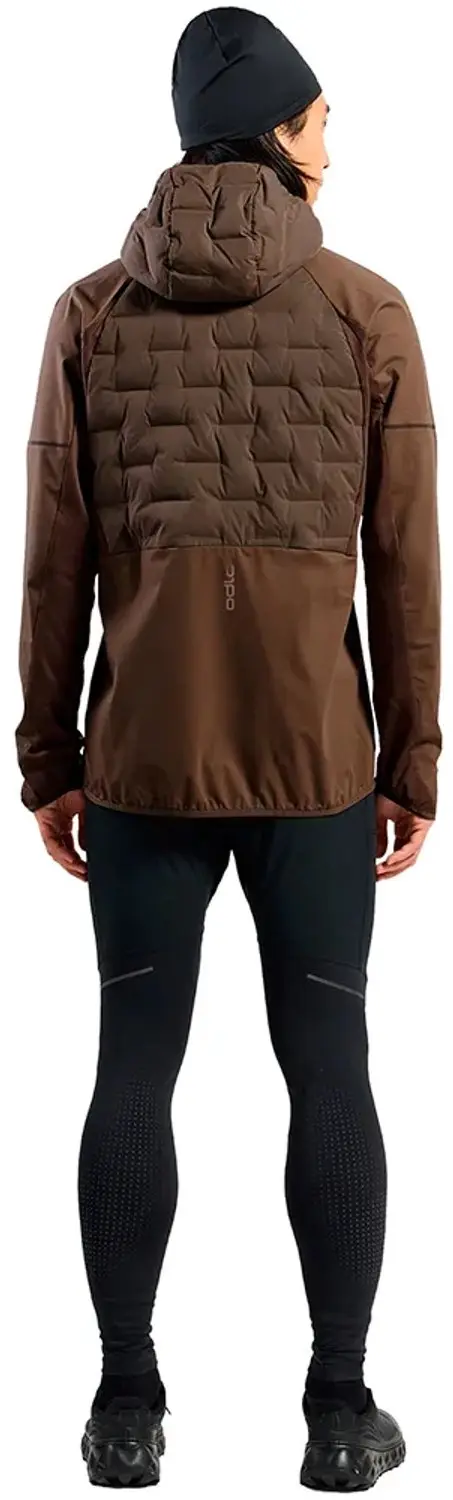 Odlo Zeroweight Insulator Jas - Brown Granite - XL - afbeelding 2 van 4