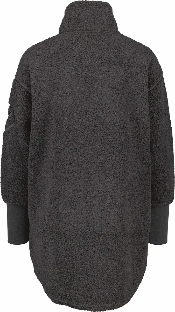 Didriksons Sally Full-Zip Dames Fleece - Zwart - afbeelding 2 van 2