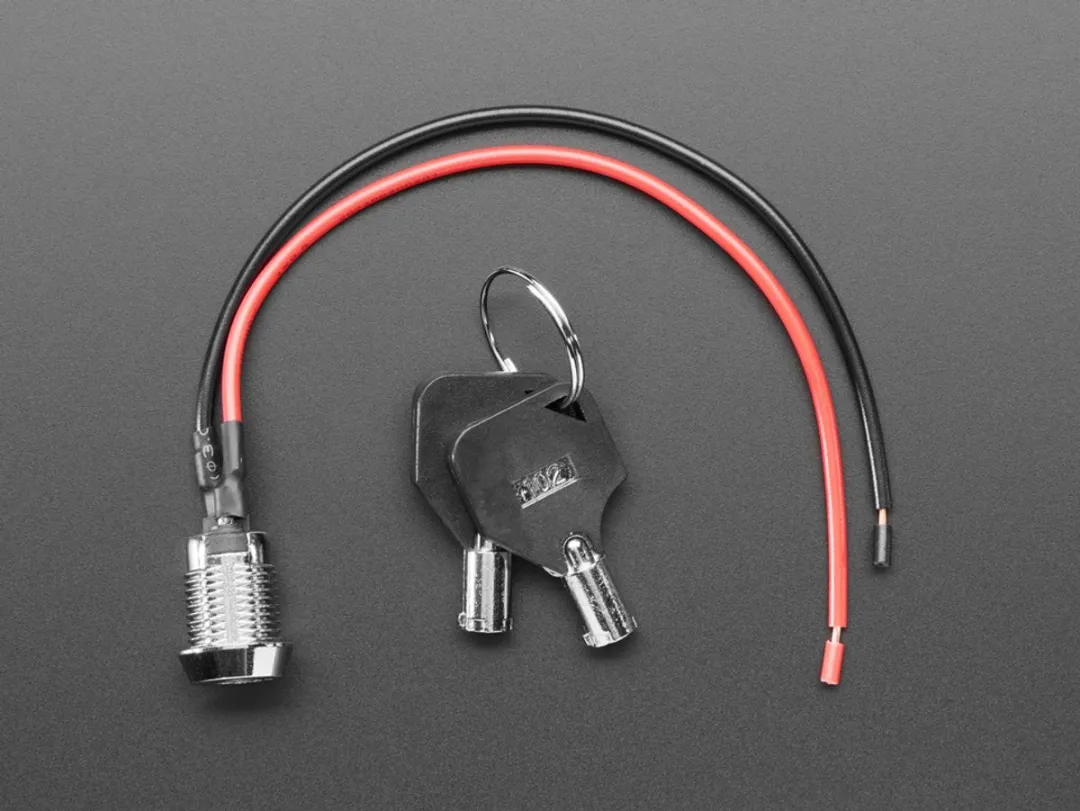 Adafruit 5927 On/Off Round Key Lock 12mm