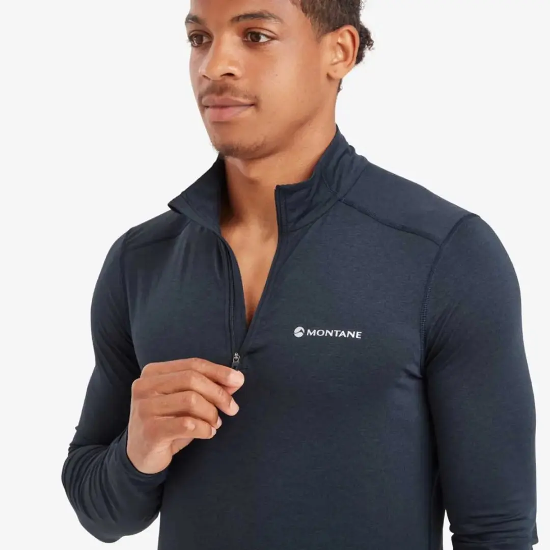 Montane Dart XT Half-Zip Lange Mouw Shirt - Eclipse Blue - S - afbeelding 4 van 4