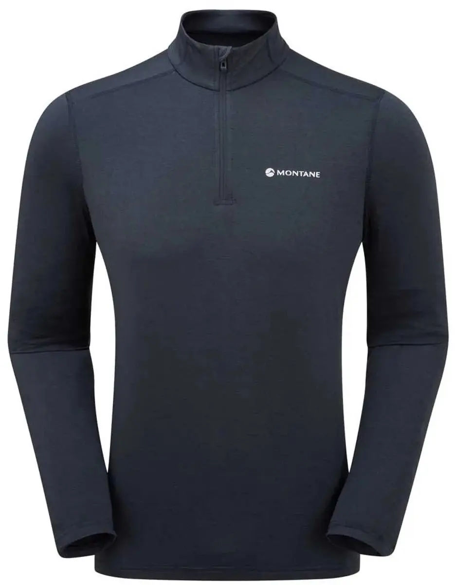 Montane Dart XT Half-Zip Lange Mouw Shirt - Eclipse Blue - S - afbeelding 3 van 4